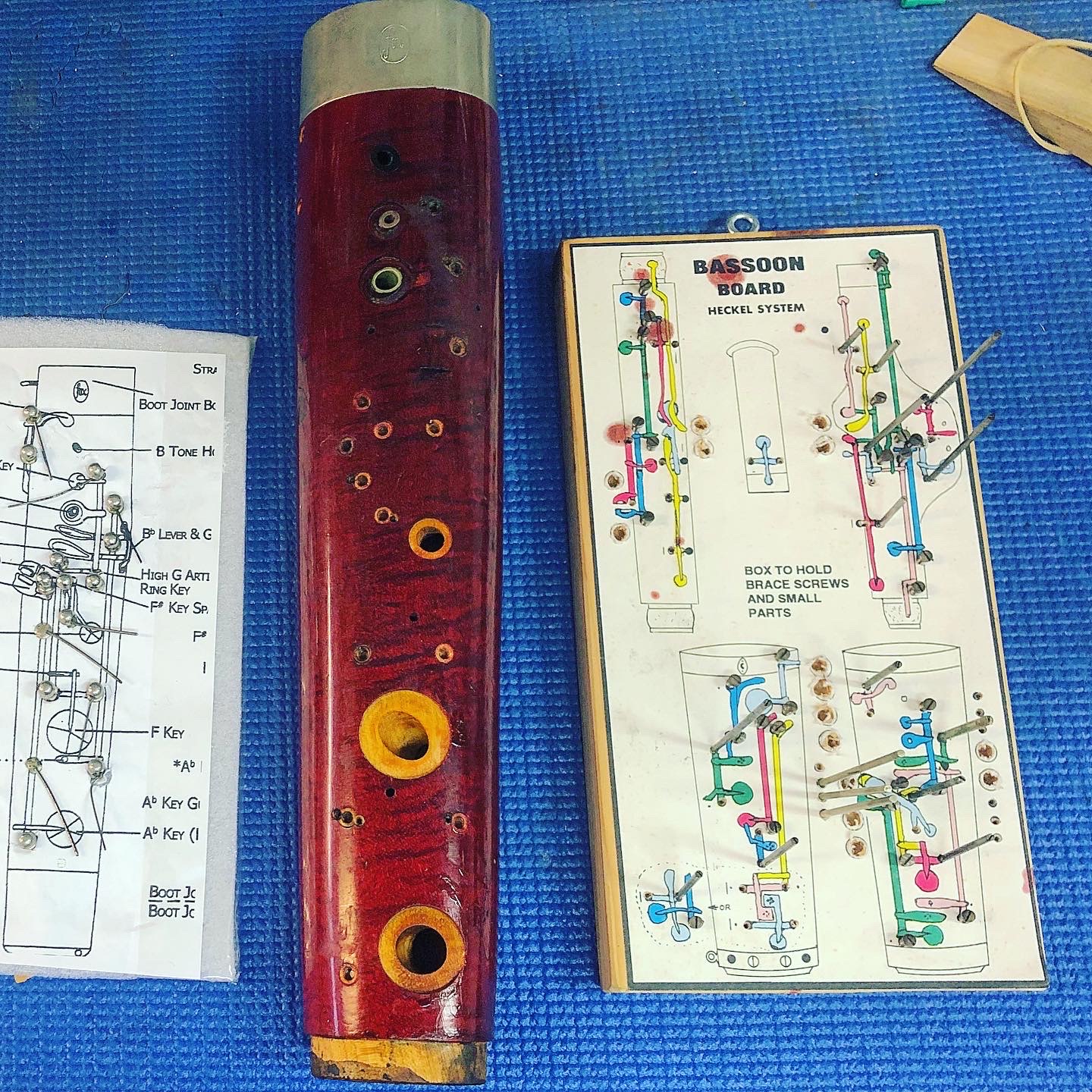 Bassoon screw board